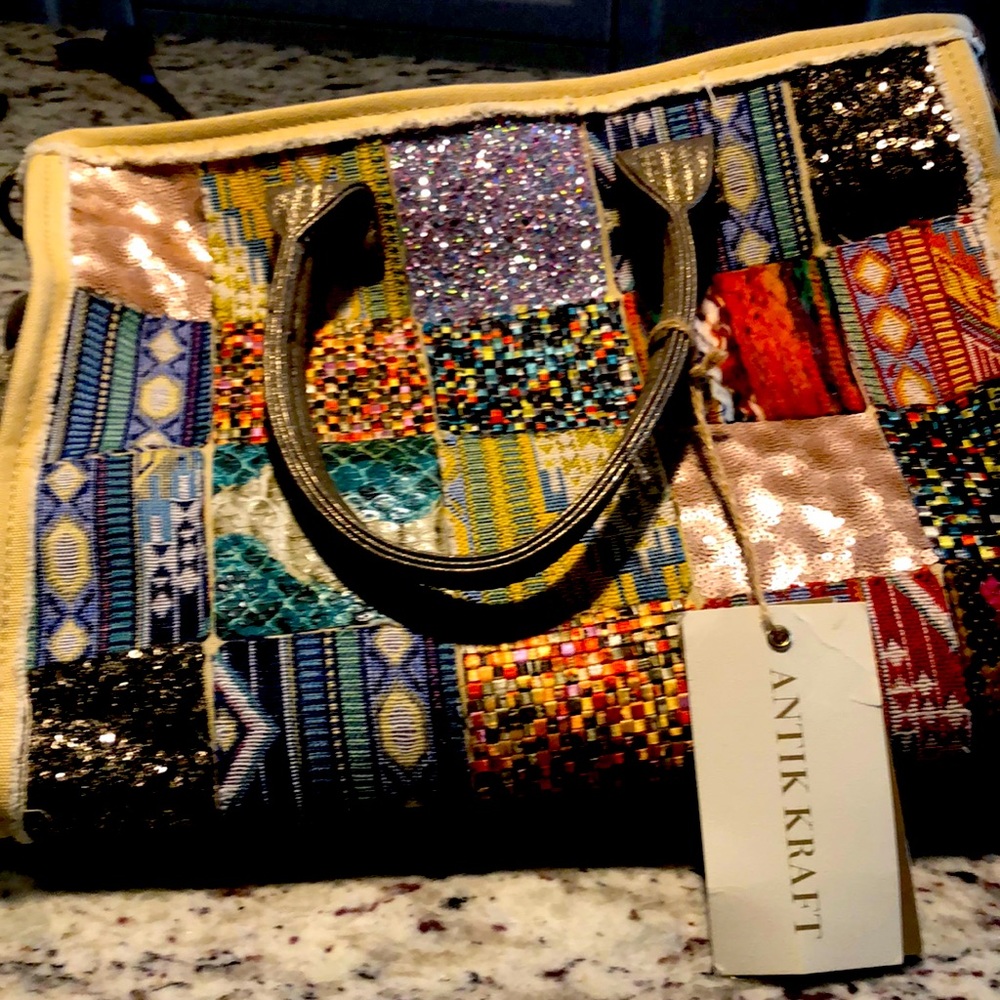 Antik patchwork bag